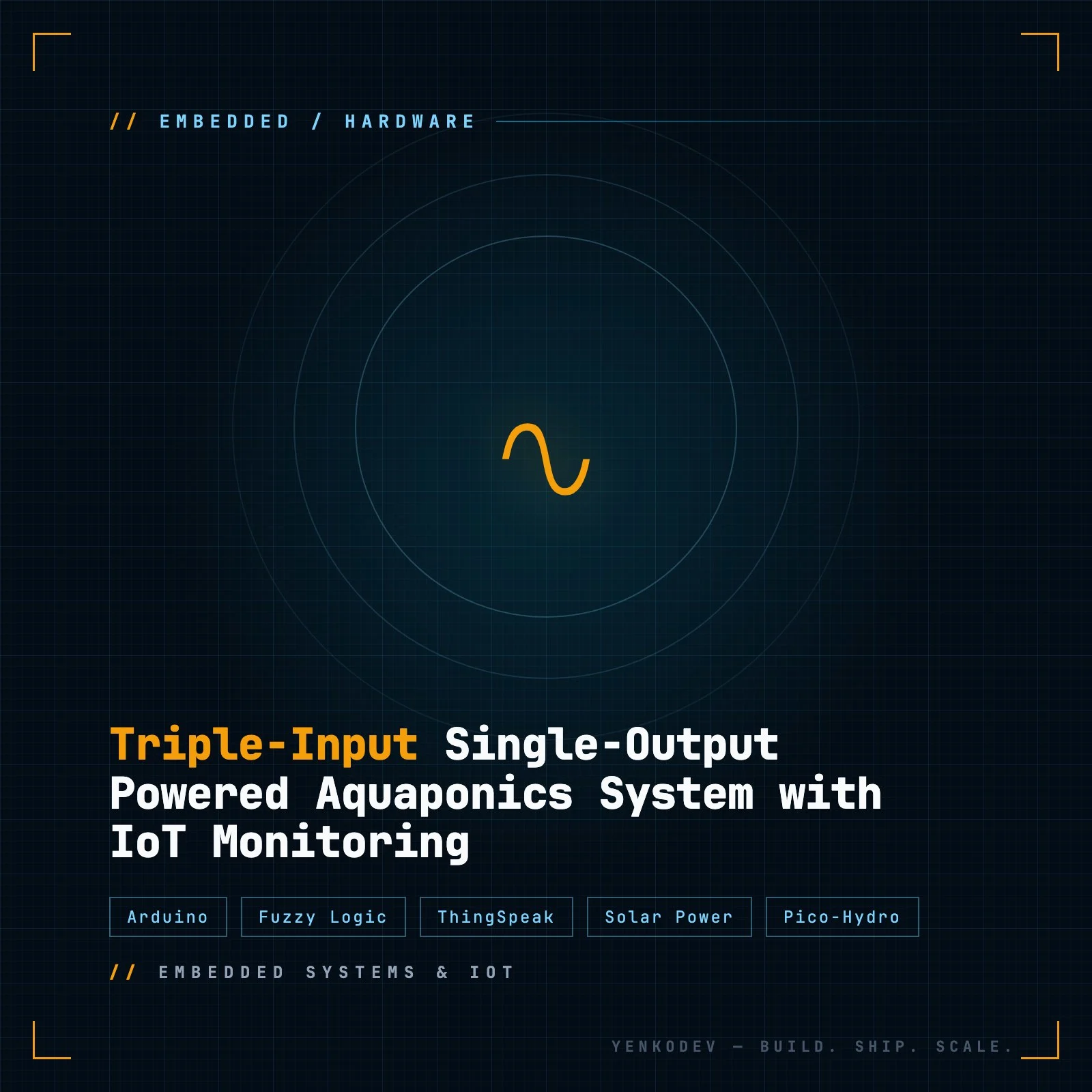 Triple-Input Single-Output Powered Aquaponics System with IoT Monitoring