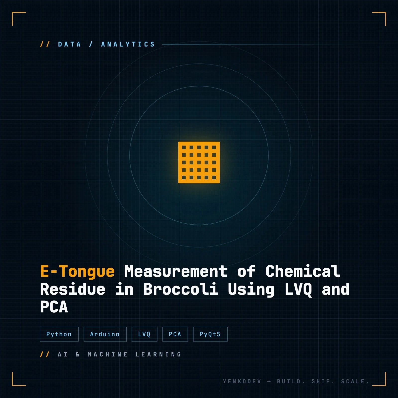E-Tongue Measurement of Chemical Residue in Broccoli Using LVQ and PCA