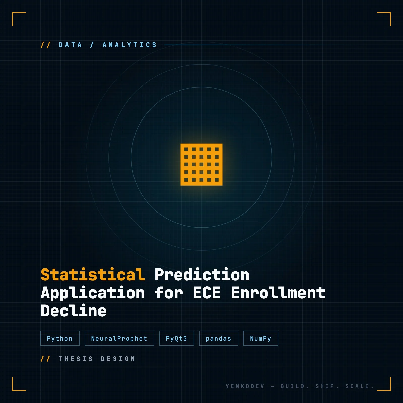 Statistical Prediction Application for ECE Enrollment Decline