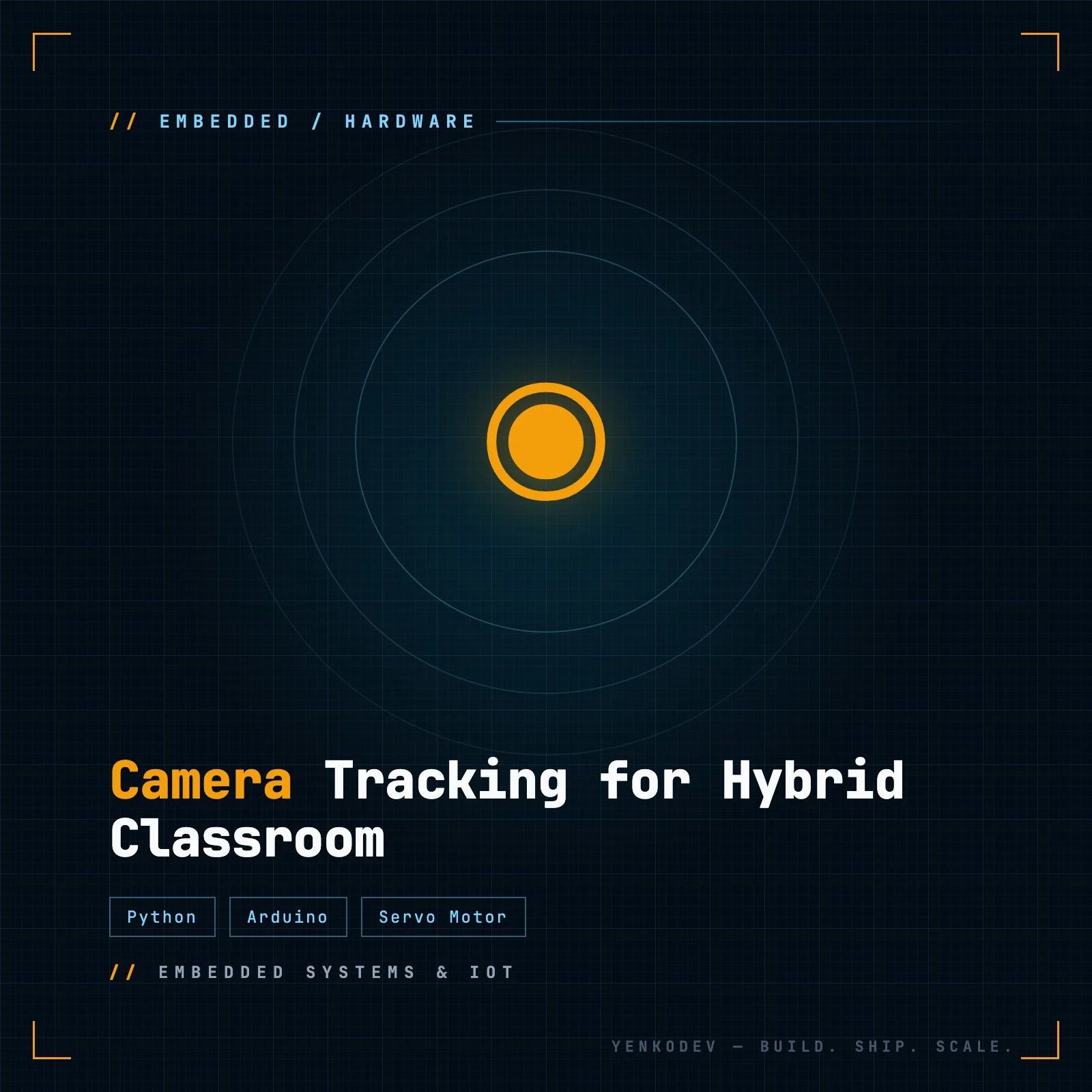 Camera Tracking for Hybrid Classroom
