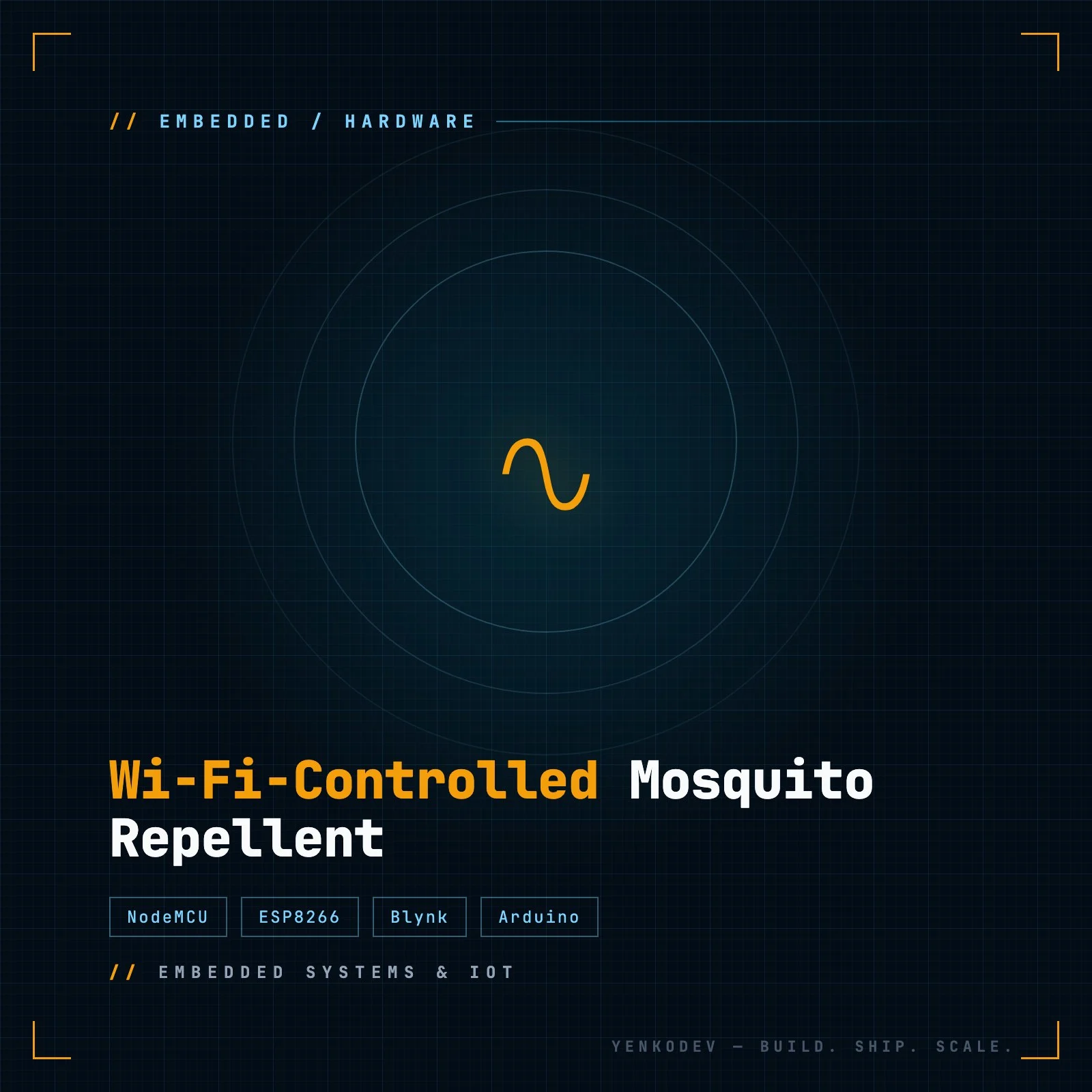 Wi-Fi-Controlled Mosquito Repellent