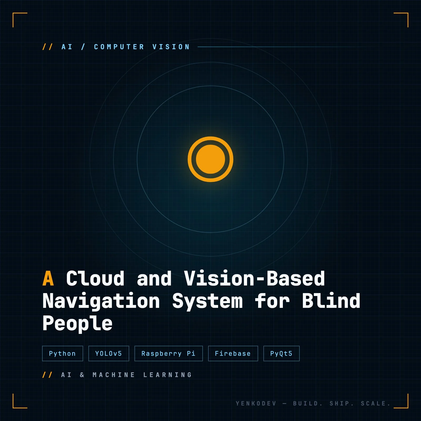A Cloud and Vision-Based Navigation System for Blind People