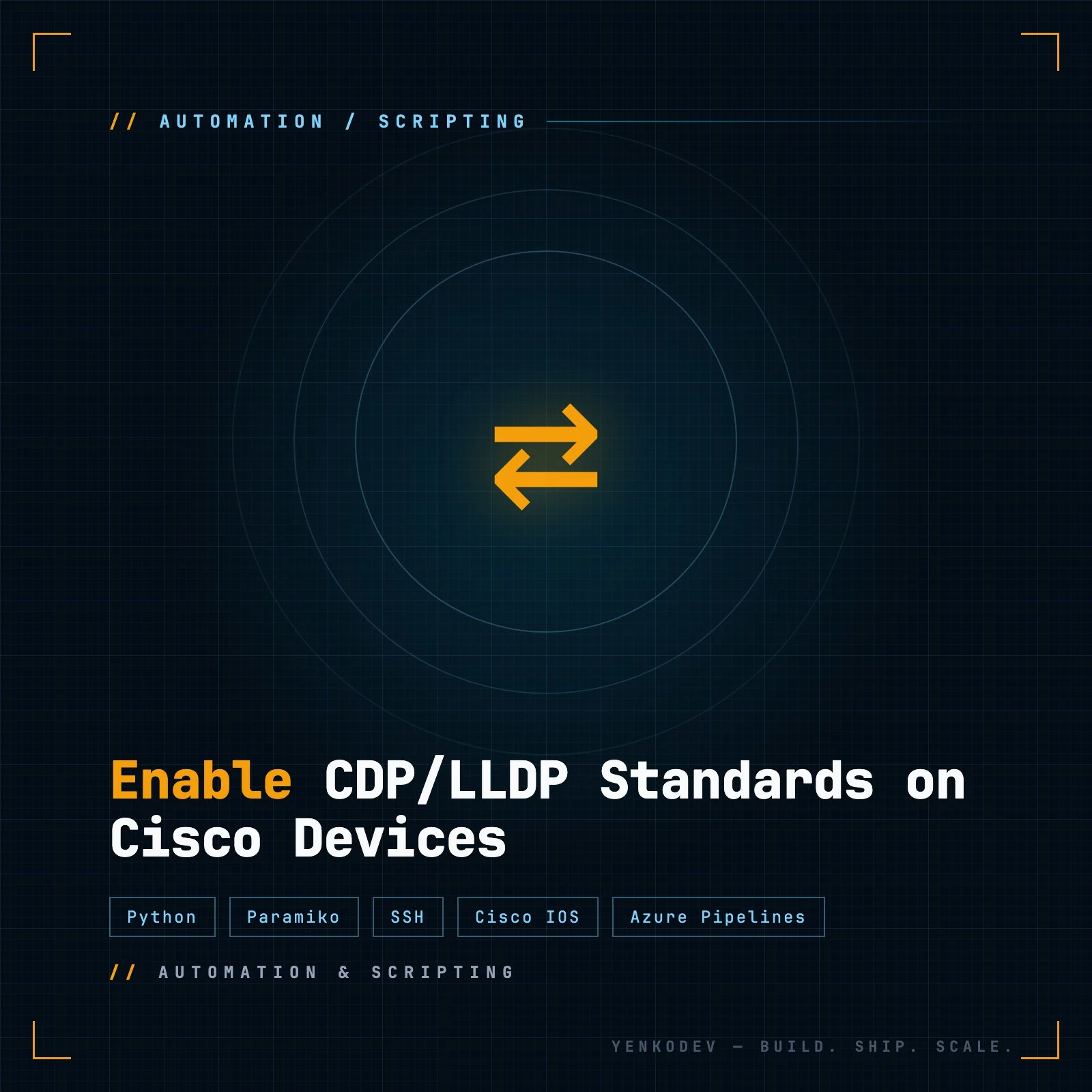 Enable CDP/LLDP Standards on Cisco Devices