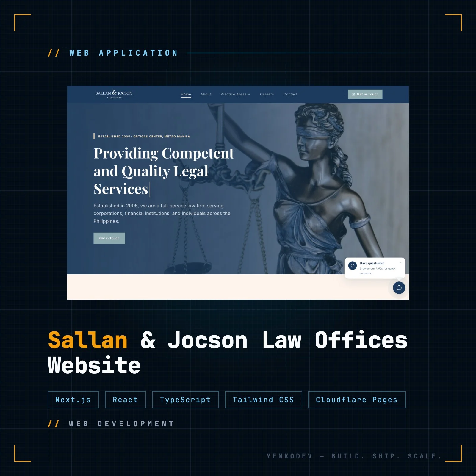 Sallan & Jocson Law Offices Website