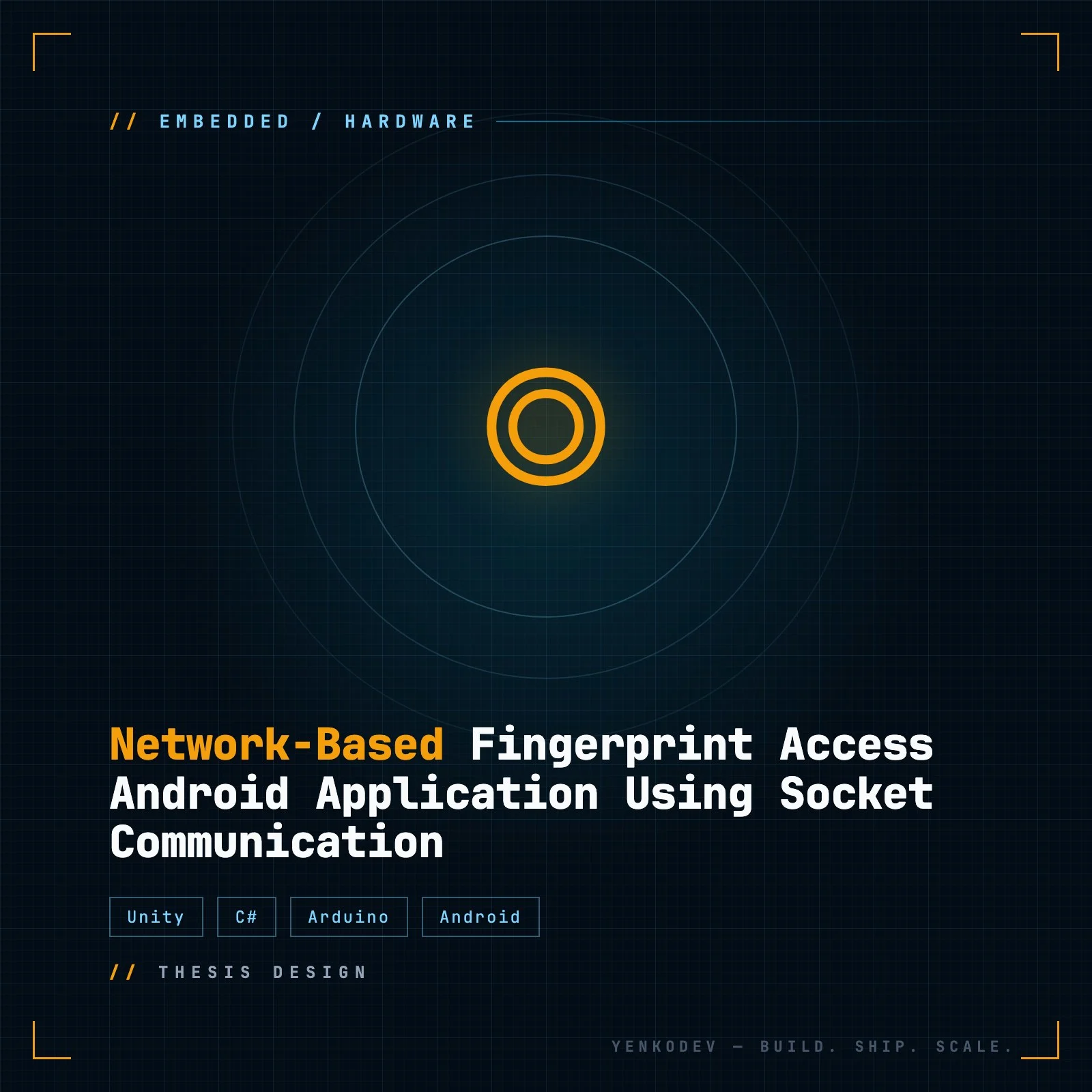Network-Based Fingerprint Access Android Application Using Socket Communication