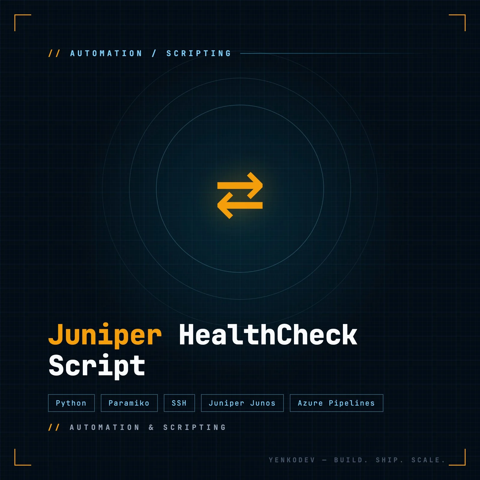 Juniper HealthCheck Script