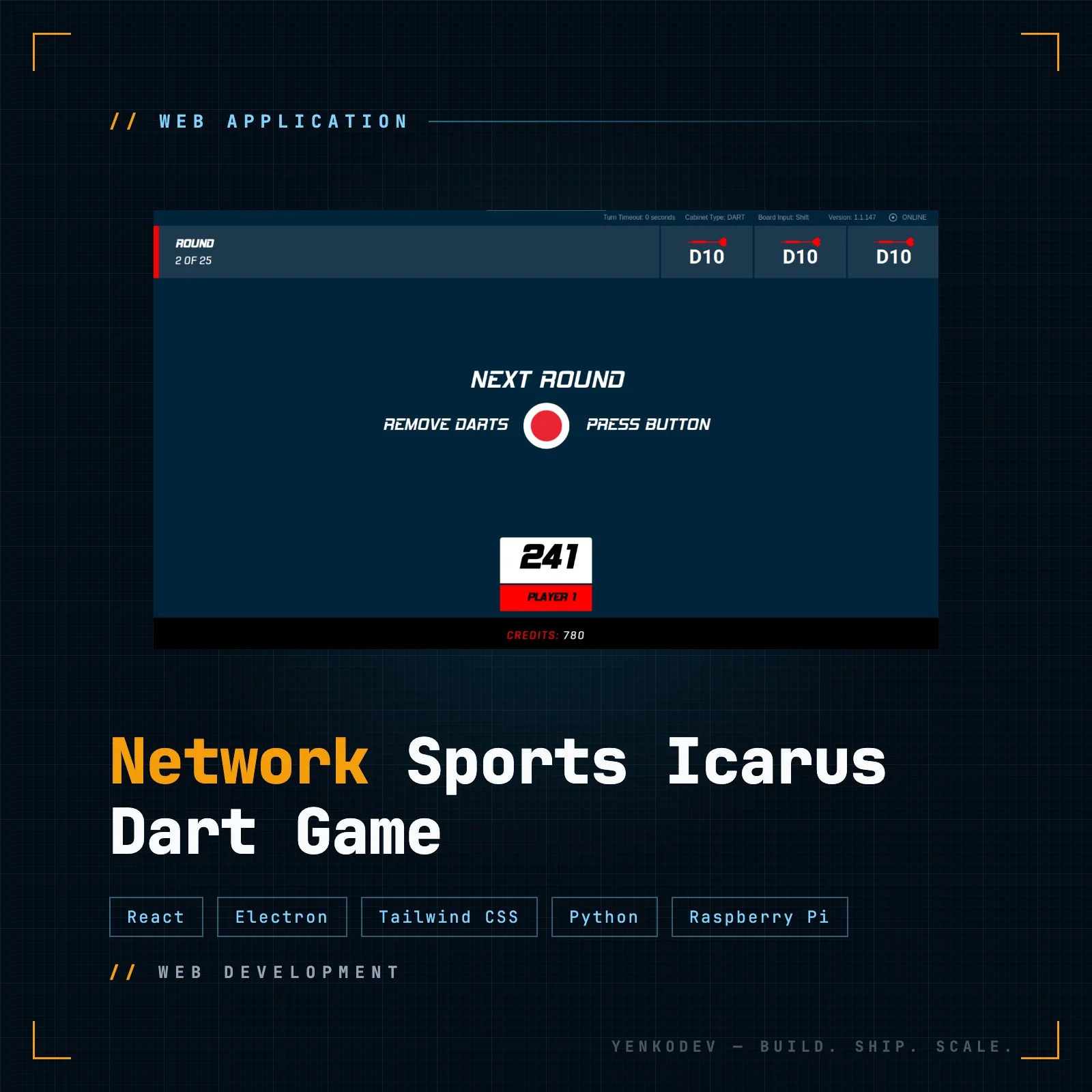 Network Sports Icarus Dart Game