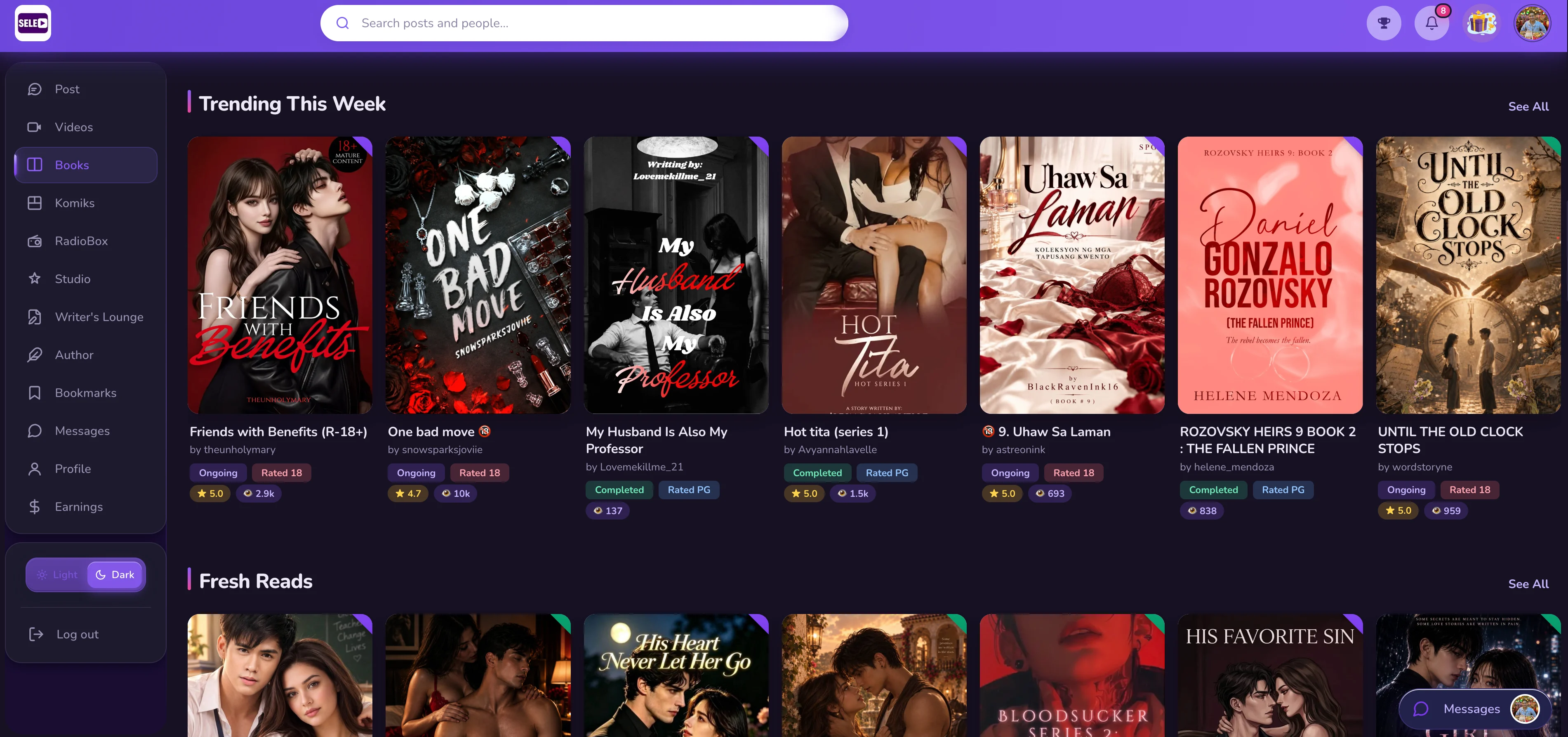 SeLeBox All-in-One Entertainment Platform — Web Development project by YenkoDev