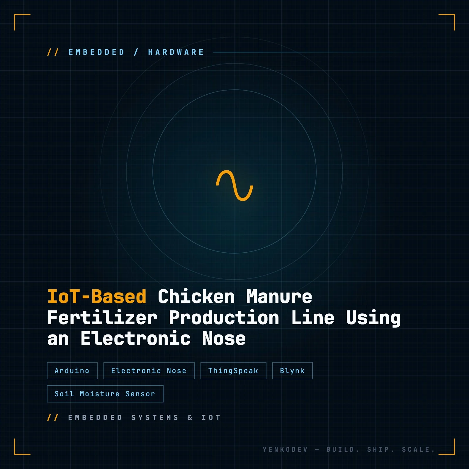 IoT-Based Chicken Manure Fertilizer Production Line Using an Electronic Nose