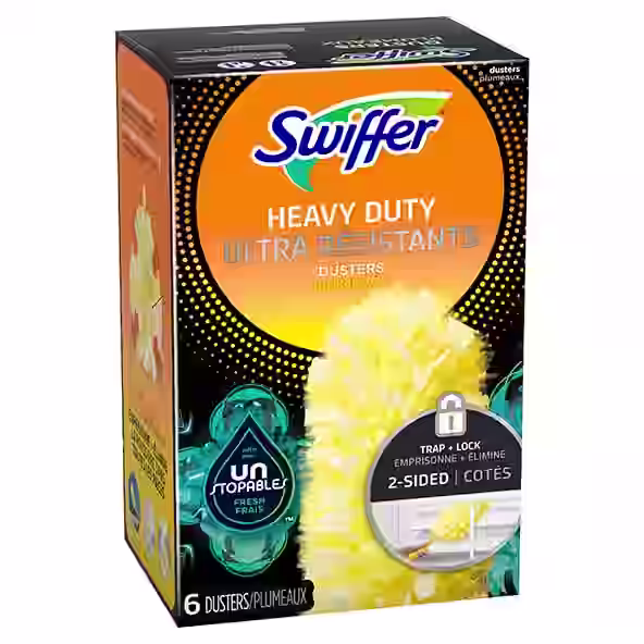 Swiffer® Duster™ Multi-Surface Heavy Duty Duster Refills, Unstopables Fresh Scent 6 ct