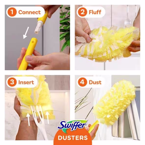 Step-by-step guide to using Swiffer Dusters for effective cleaning and dust removal