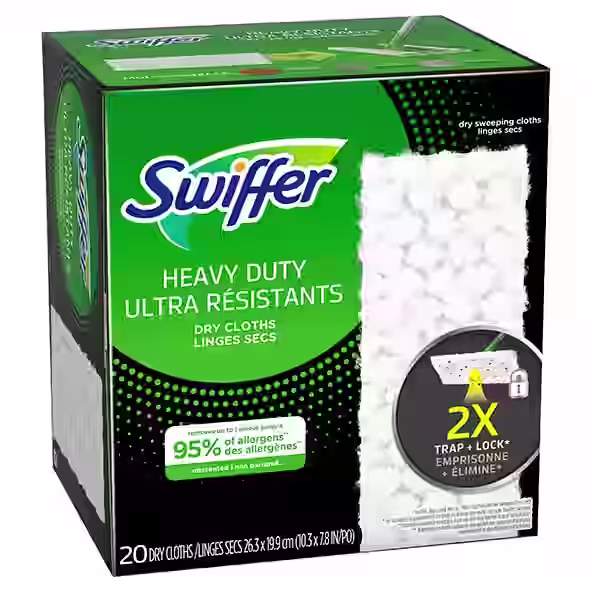 Swiffer® Sweeper™ Heavy Duty Multi-Surface Dry Cloth Refills for Floor Sweeping and Cleaning 10 ct