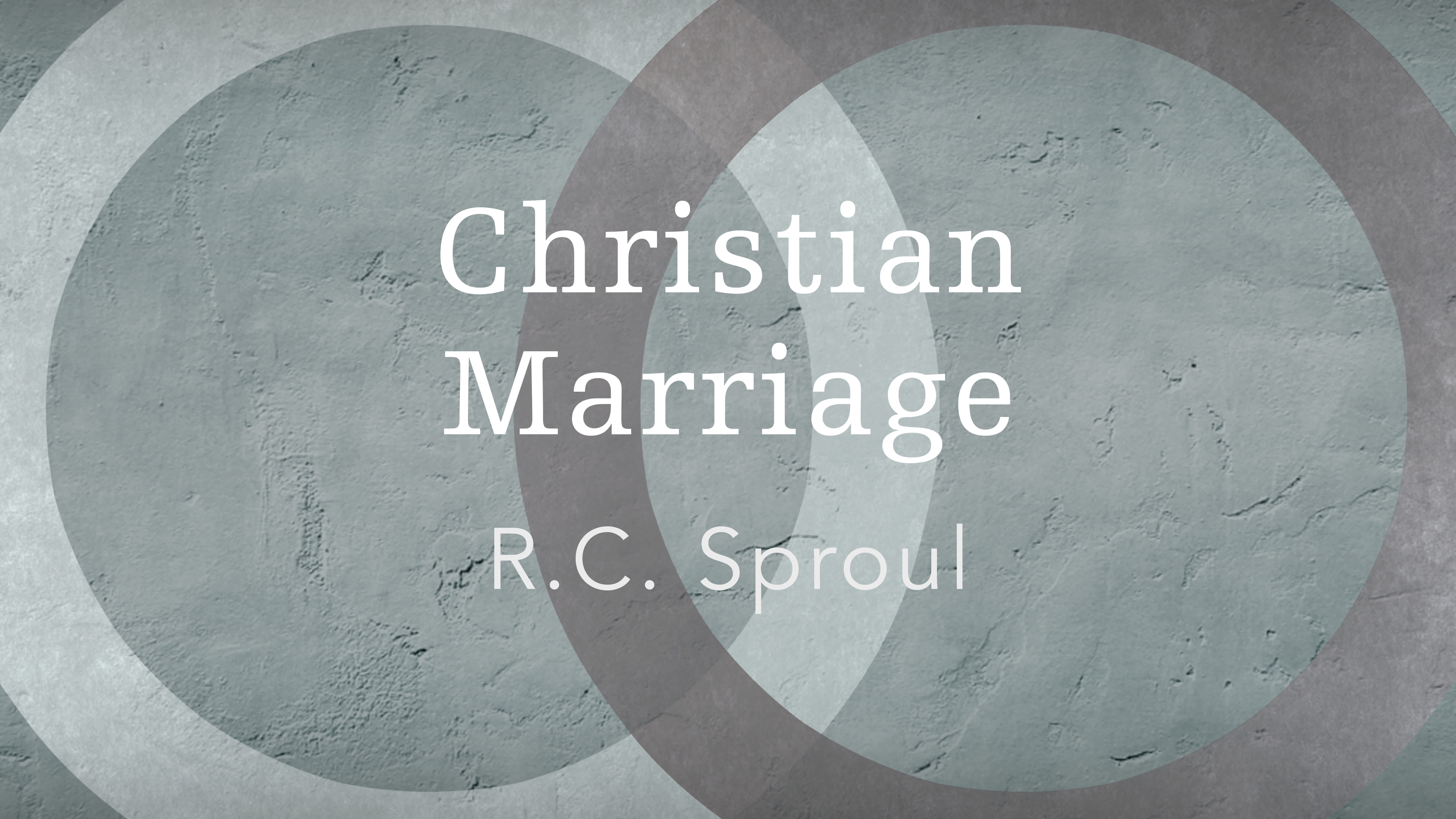 Christian Marriage