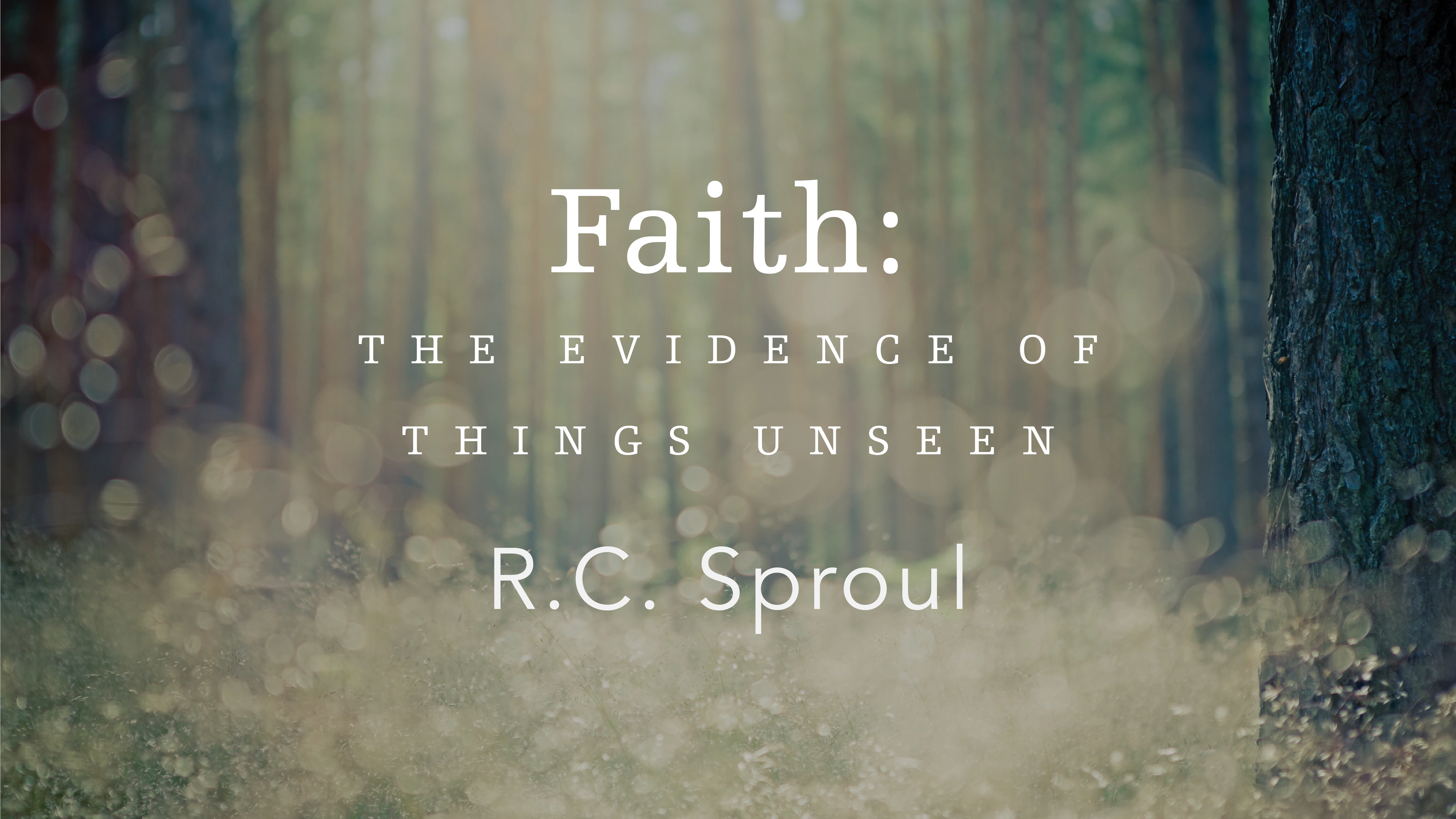 Faith: The Evidence of Things Unseen