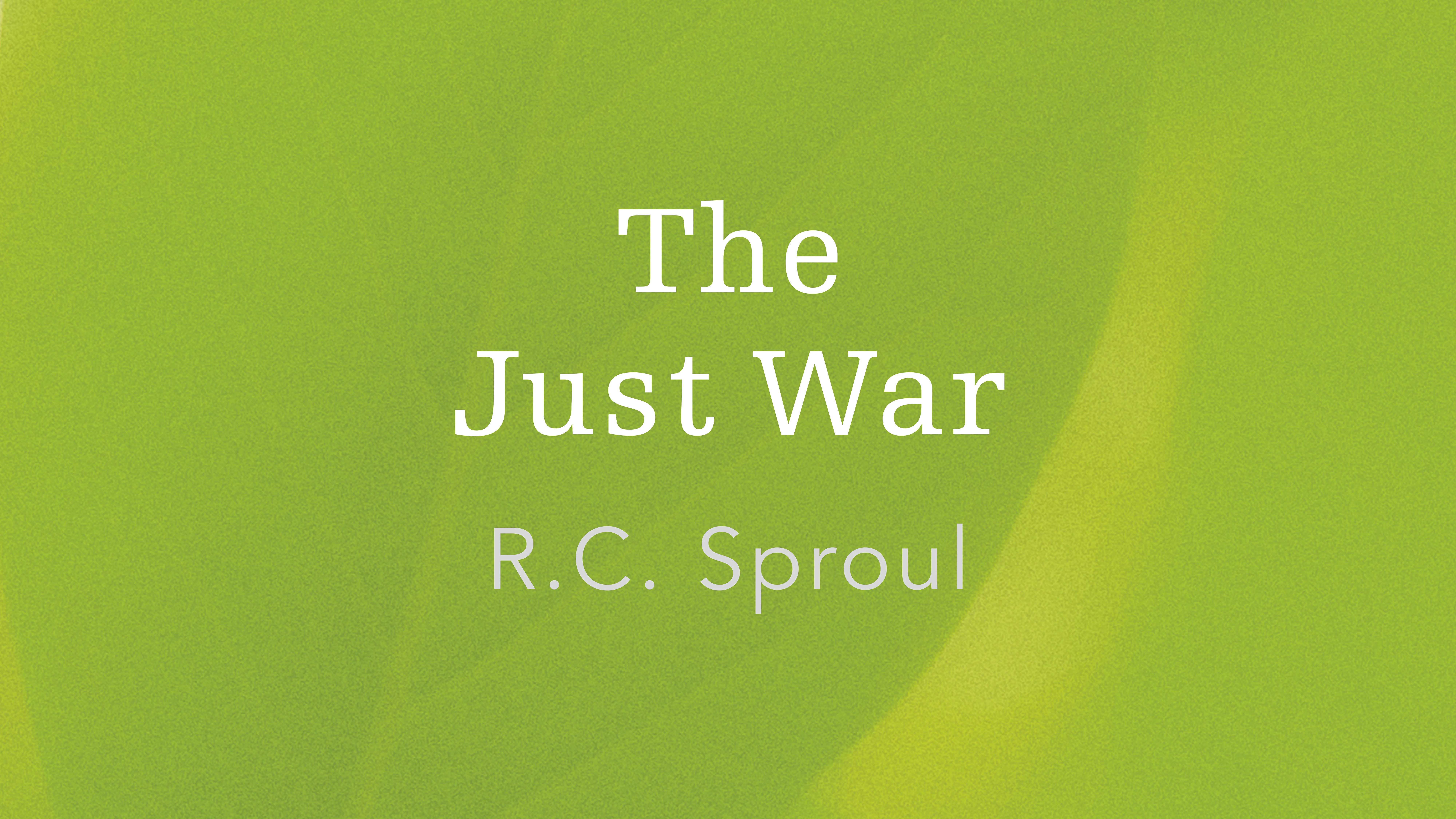 The Just War