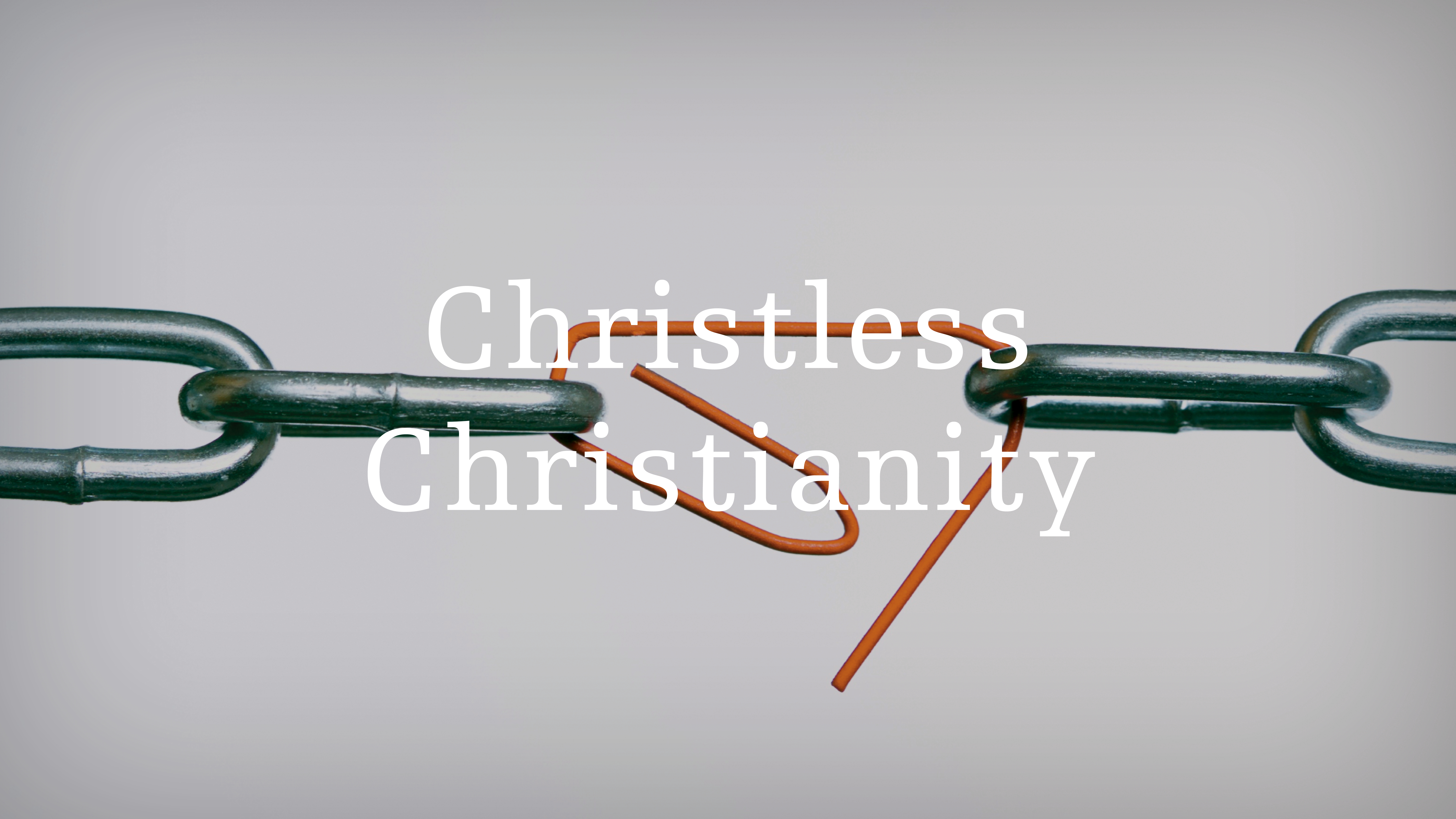 Christless Christianity: 2010 West Coast Conference