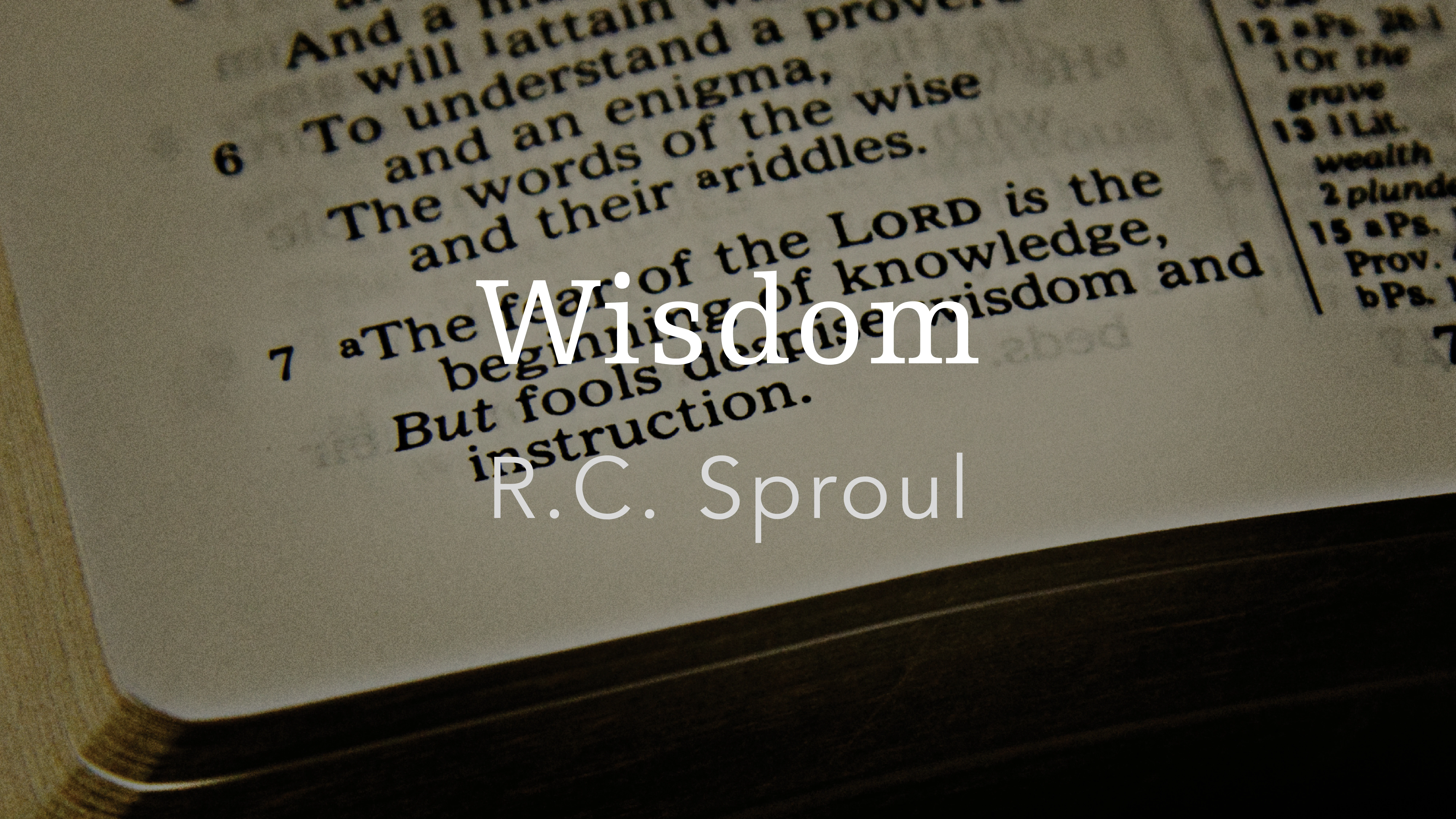 Wisdom