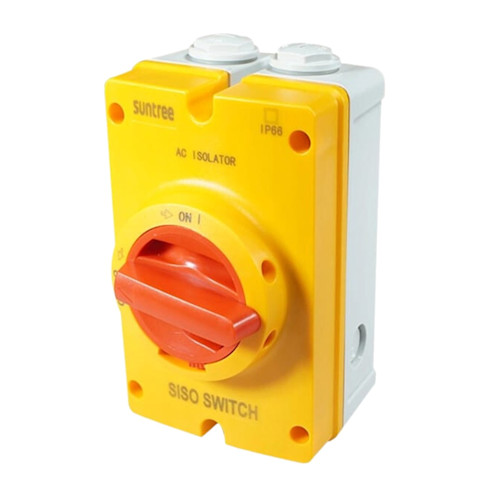 AC Isolator 4P - 63A Yellow