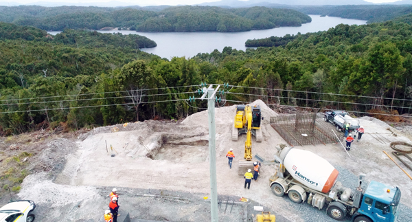Granville Harbour Wind Farm Transmission Line and Substation