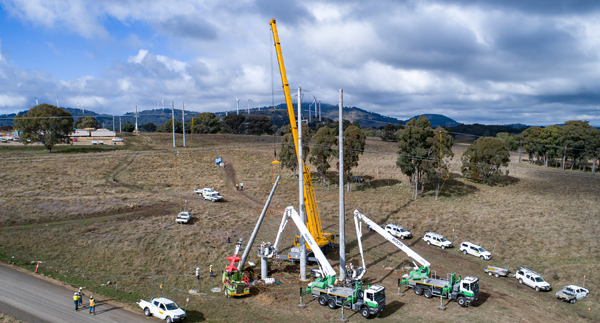 White Rock Wind Farm Transmission Line and Substation