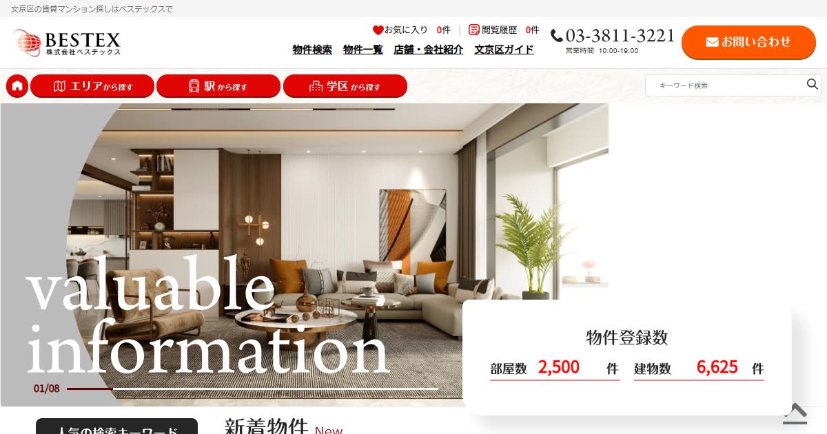 株式会社ベステックス(不動産売却:店舗数基準)