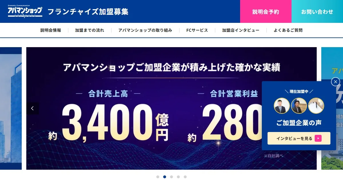 アパマンショップ(APAMAN株式会社)