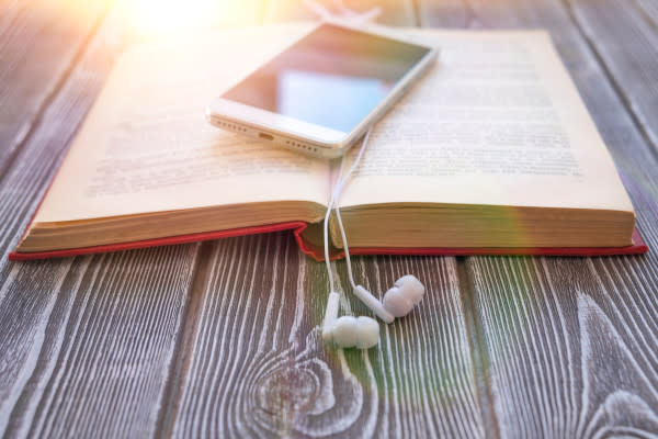 Listen to soft, ambient music while reading