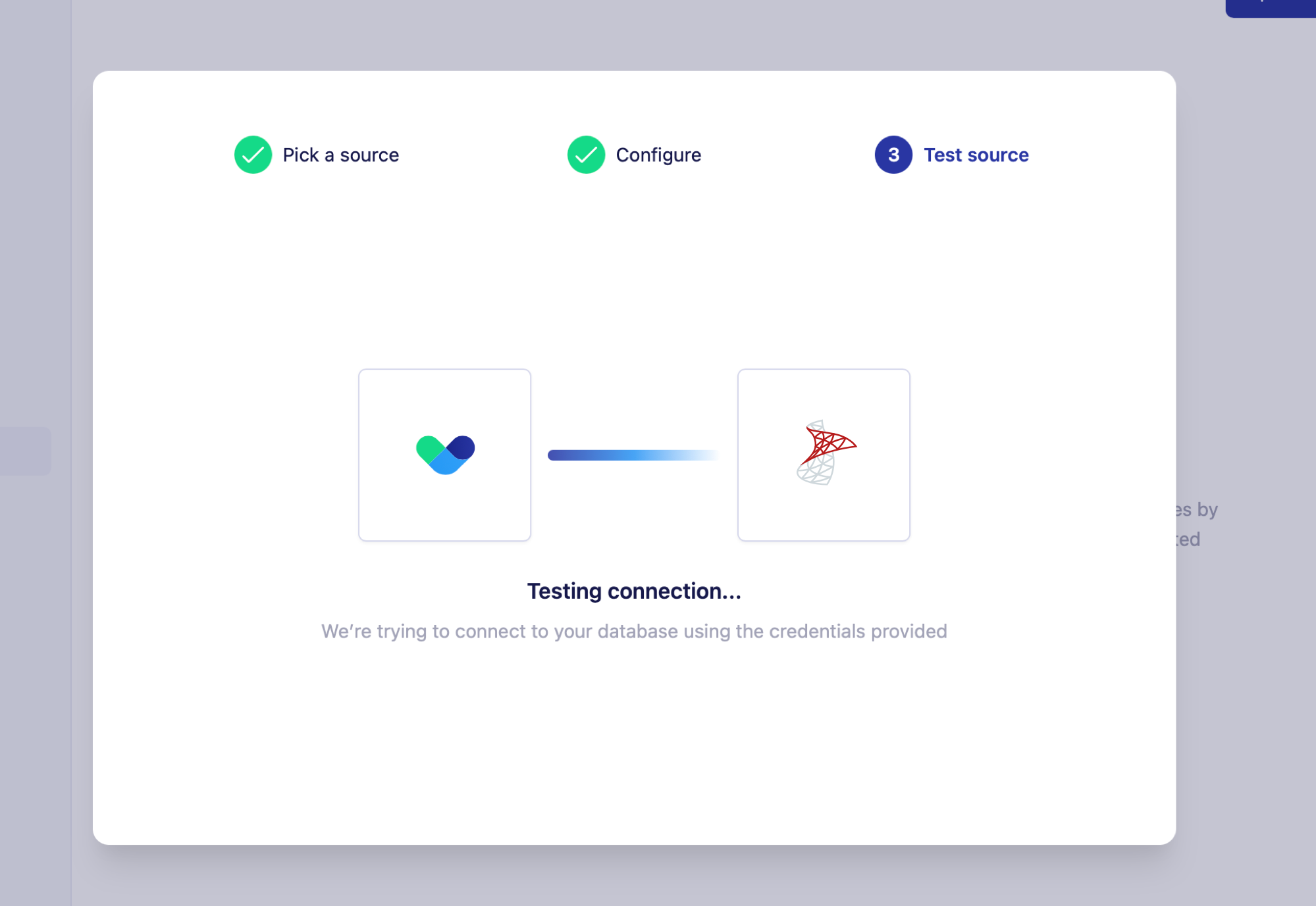 testing-connection MS SQL