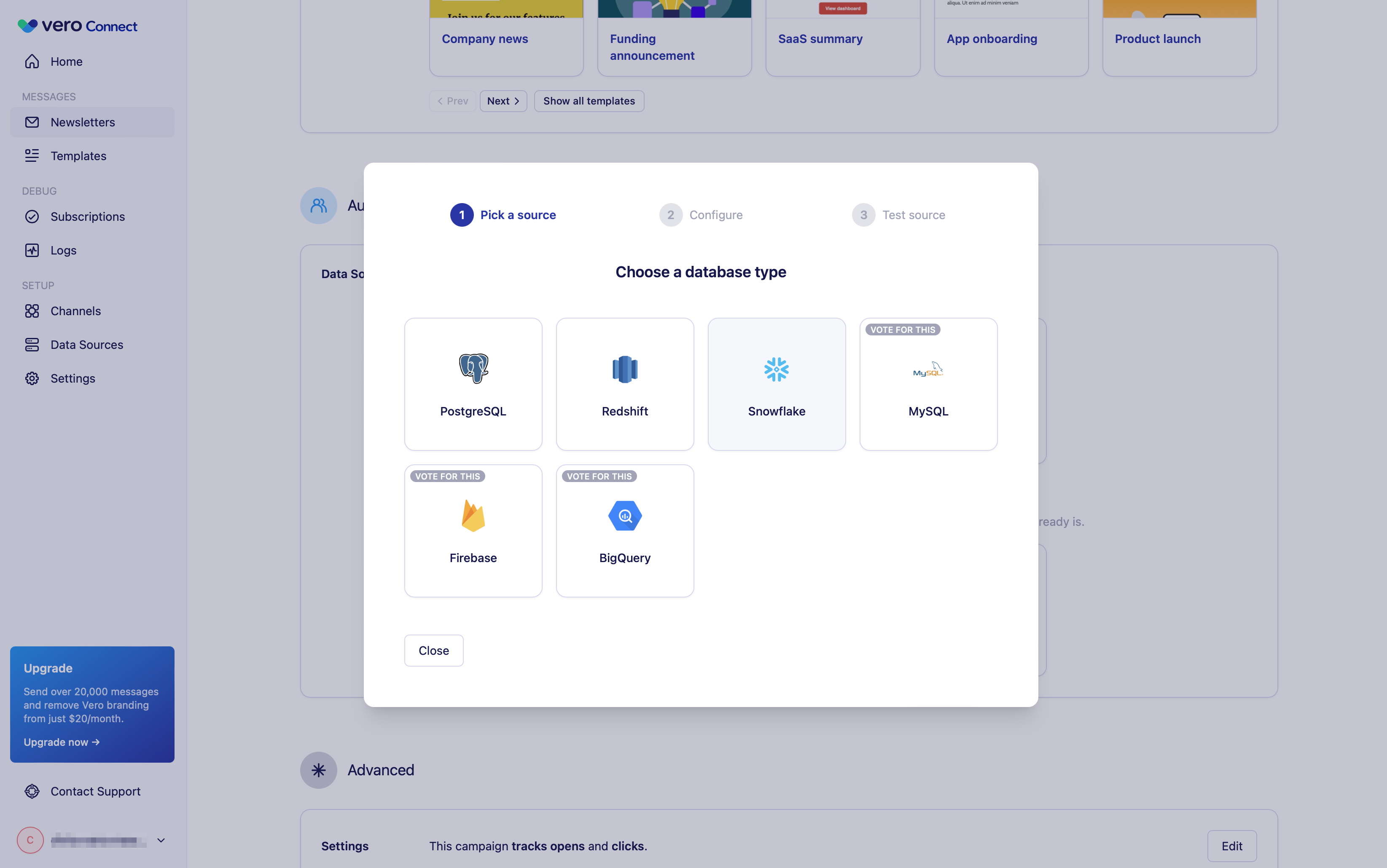 Select Snowflake database