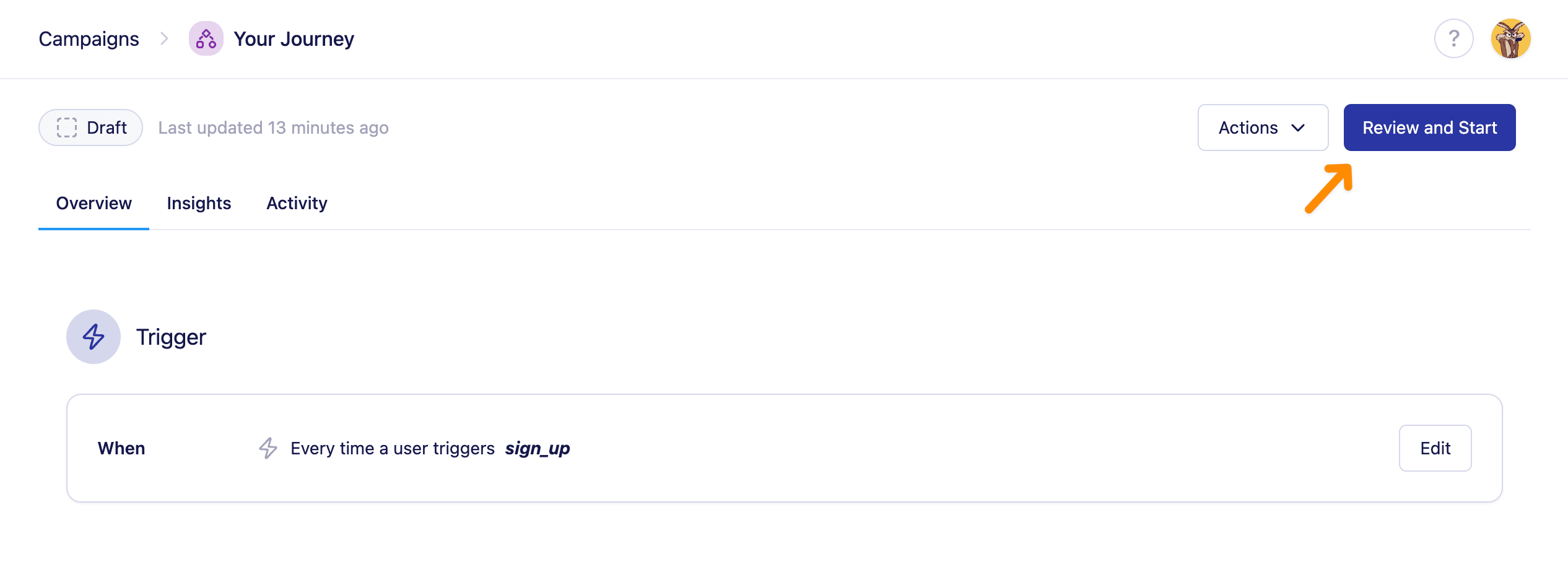 review-and-start