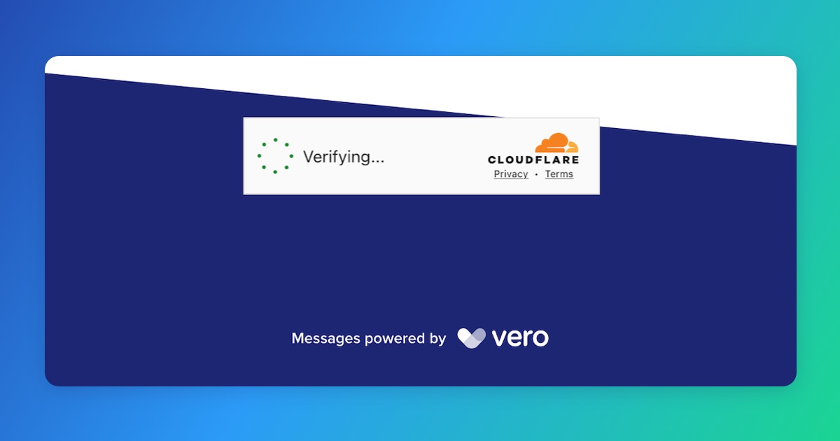 Vero HTML form protection with Cloudflare