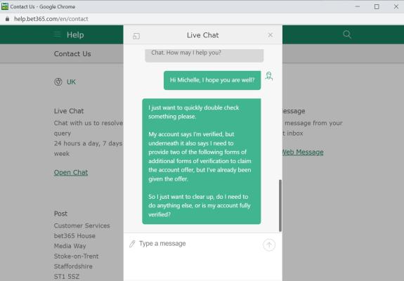 bet365 customer services chat 3