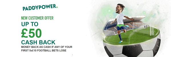 Paddy Power New Customer Offer Up To £50 In Sports Free Bets