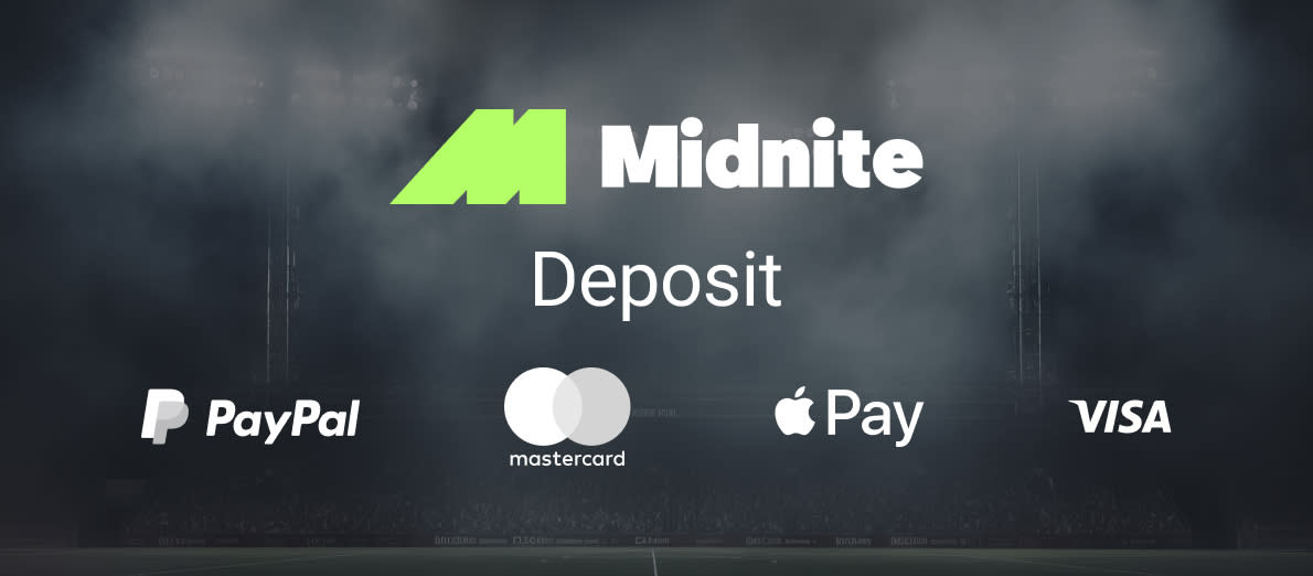 Midnite Deposit Options - Debit Card - PayPal - Trustly