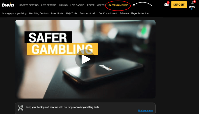 Bwin Safer Gambling