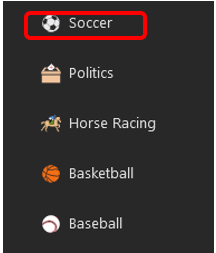 Lukcy 63 Sports Menu