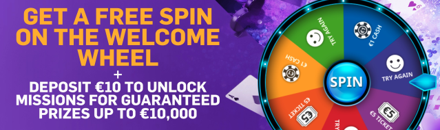 Betfair New Customer Offer - Get a Free Spin on the Welcome Wheel & Deposit £10 to Unlock Missions - Poker