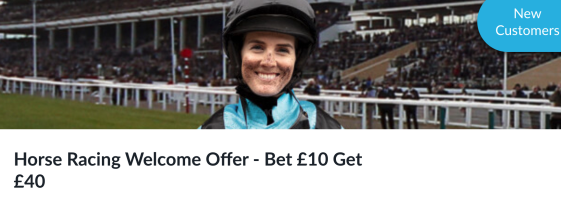 Betvictor New Customer Offer - Horse Racing Welcome Offer - Bet £10 Get £40