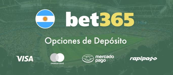 bet365 opciones deposito - Visa - Mastercard - Mercado Pago - Rapipago