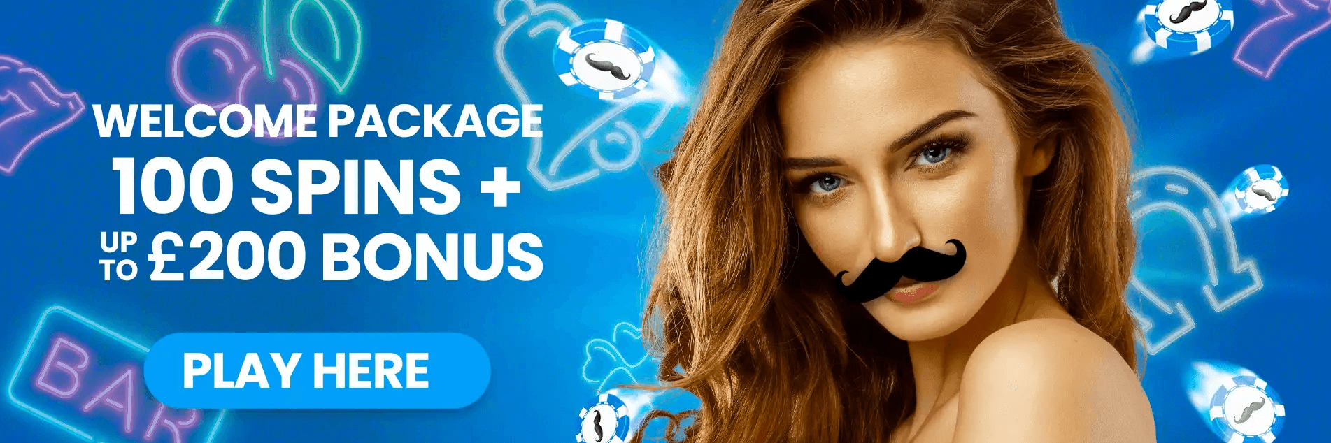 100 Spins + Up To £200 Bonus