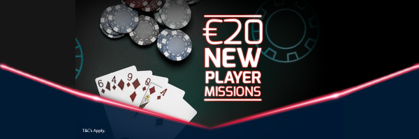 Betfred New Customer Offer - 20 Euro New Player Mission - Poker
