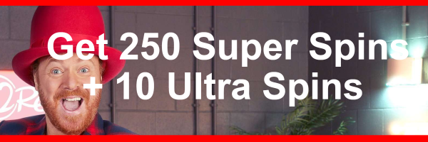 32Red New Customer Offer - Get 250 Super Spins + 10 Ultra Spins