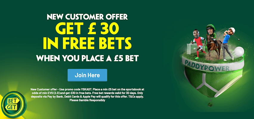 Paddy Power Sign Up Offer September 2026