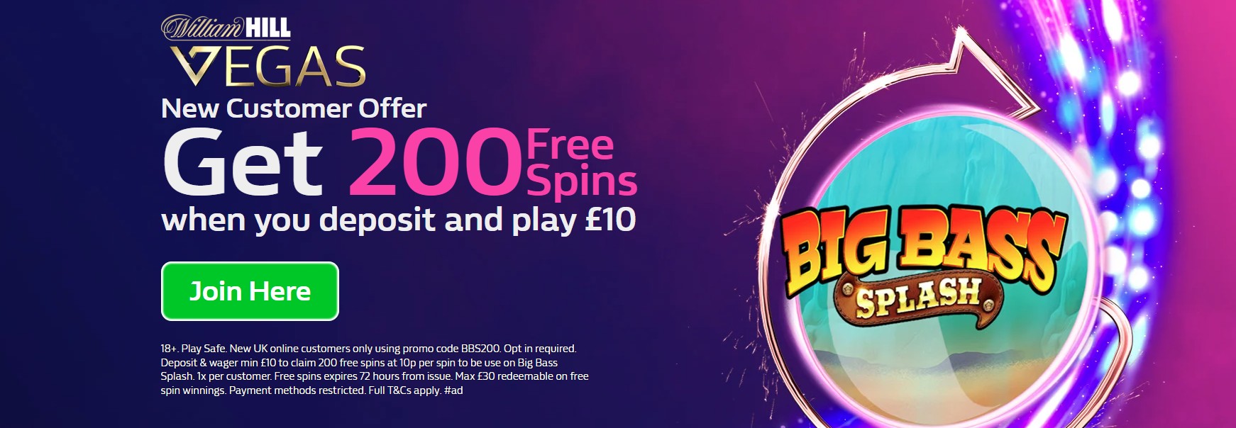 William Hill Vegas Welcome Offer 2025