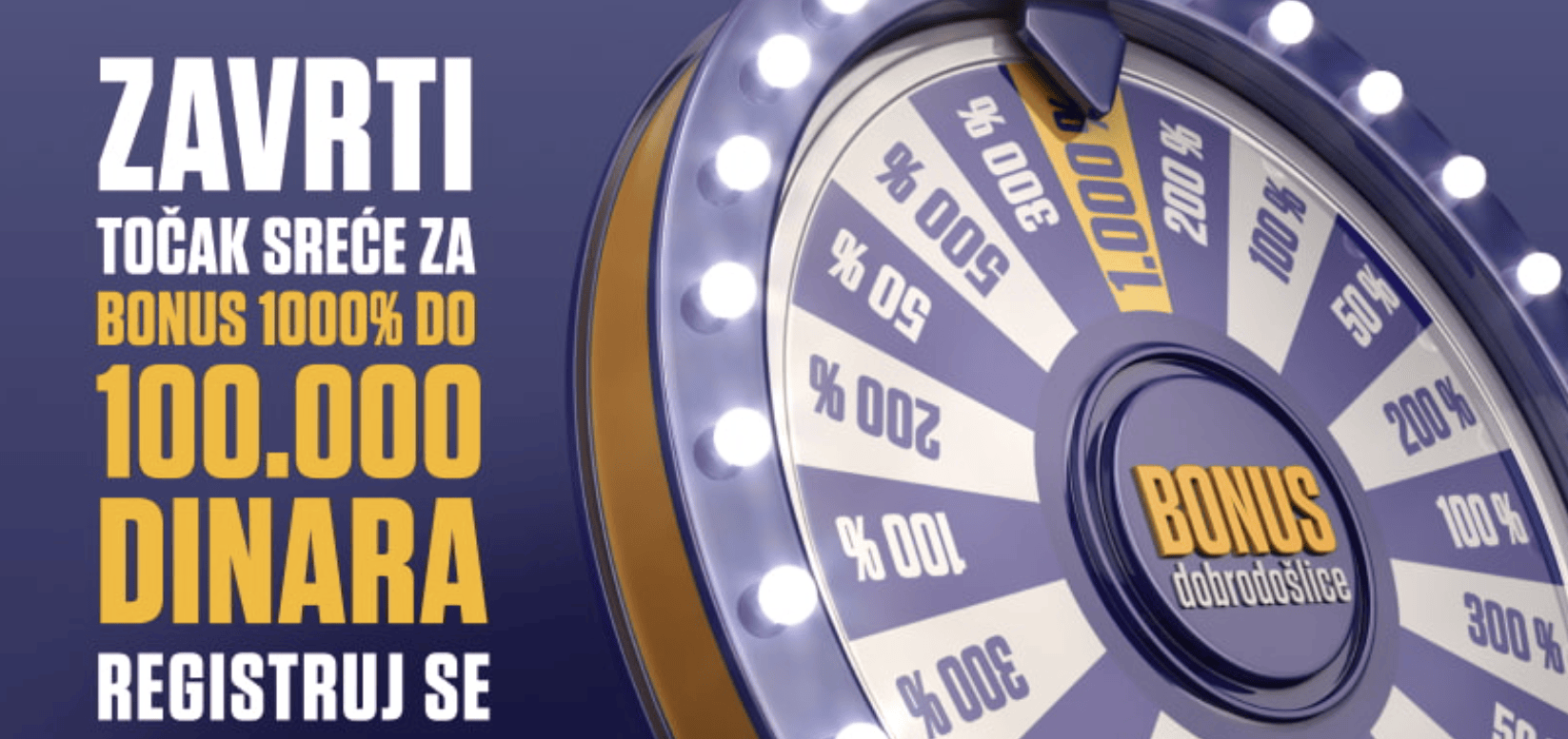 Osvoji do 1.000% od svog prvog uloga