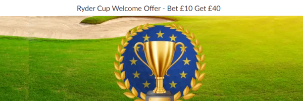 Betvictor Ryder Cup Welcome Offer - Bet £10 Get £40