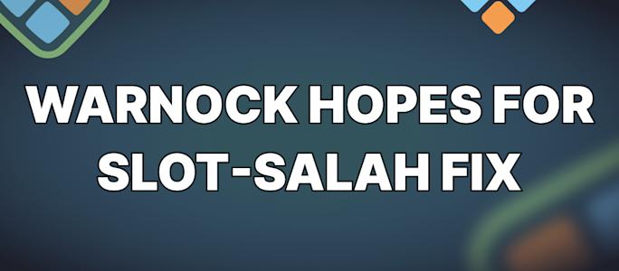 Stephen Warnock Arne Slot Mohamed Salah