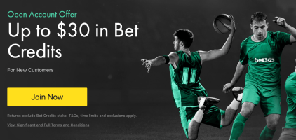 bet365 New Customer Offer - Up to $30 in Bet Credits - Argentina - Sports