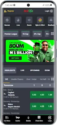 bet9ja mobile view