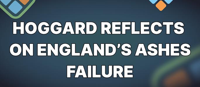 Matthew Hoggard England Ashes